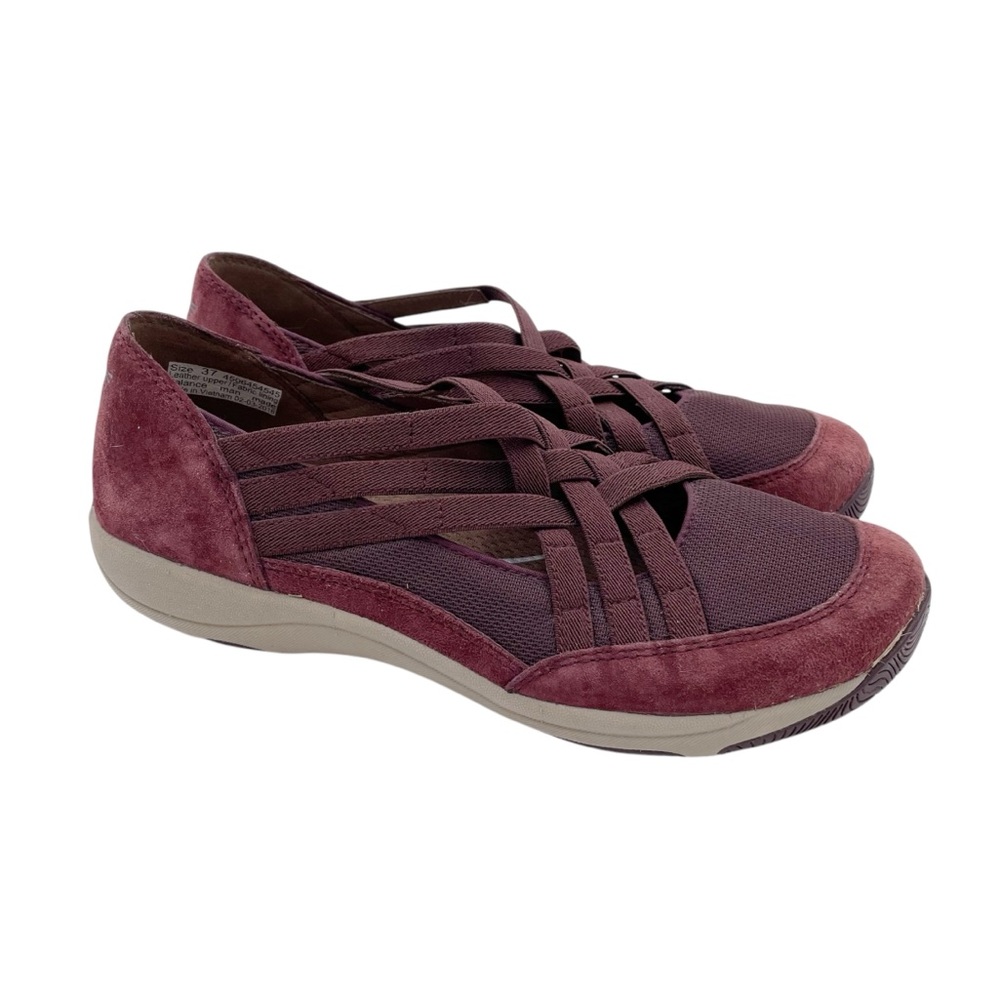Dansko Women's Hilde Slip On Shoes in Burgundy